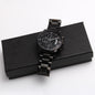 Buyer Customized Black Chronograph Watch