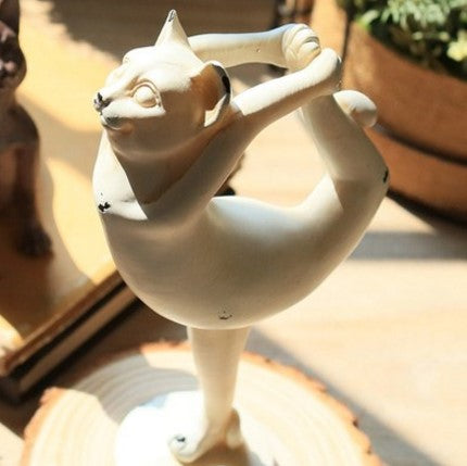 Cat Yoga Statues