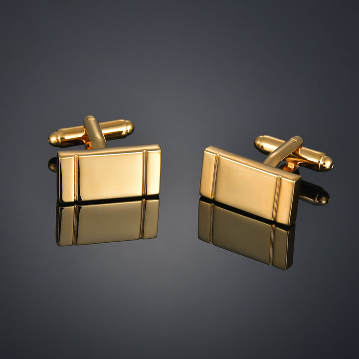 Gold Color Cufflinks LettersMaple leavesName Cuff Links for mens French