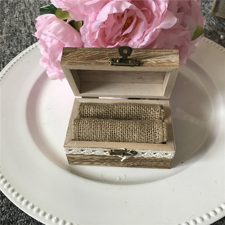 Personalized custom wedding engagement ring box