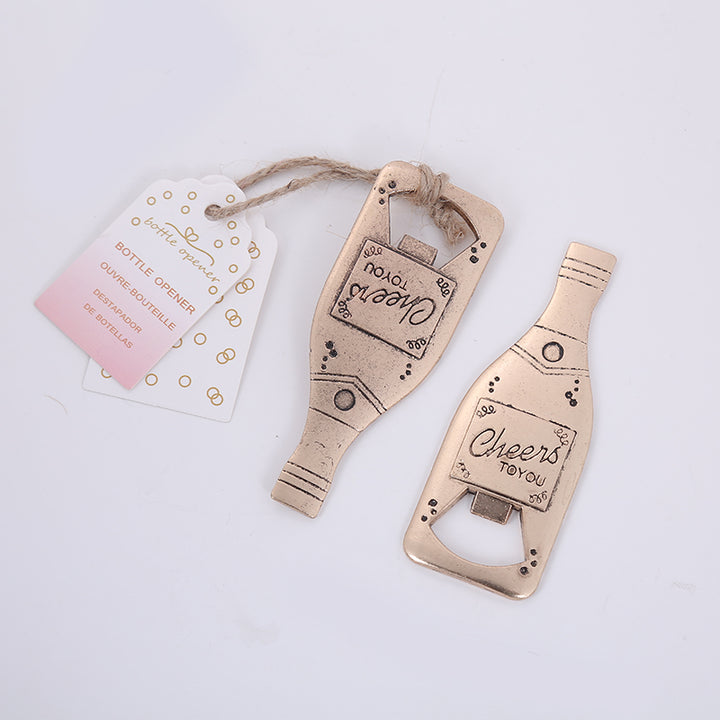 New Style Golden Champagne Beer Bottle Opener For Wedding Wedding Supplies