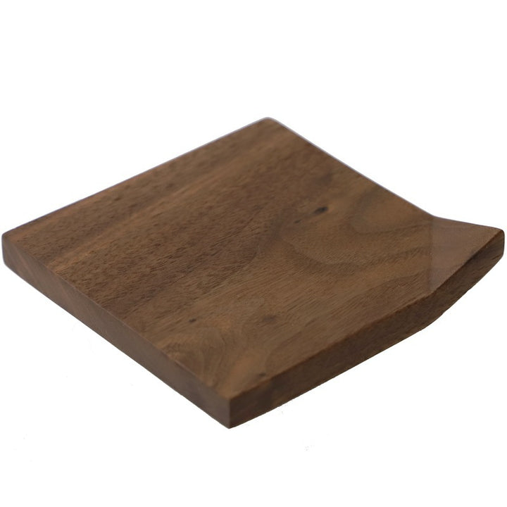 Black Walnut Corrugated Coasters Made Of Solid Wood And Ironed Wood