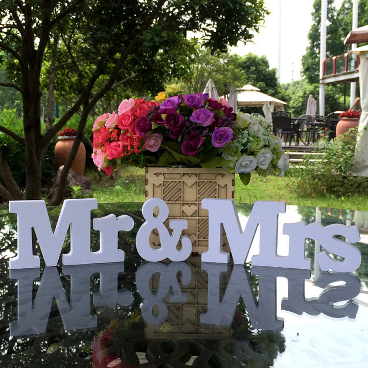 Factory Direct Supply Of Wooden English Alphabet Decorations Creative Wedding Decorations Photography Studio Photo Wedding Props