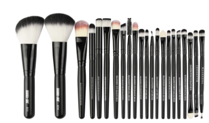 Radiant Beauty Mastery: 22 Piece Cosmetic Makeup Brush Set - Crafted with High-Quality Synthetic Fibers