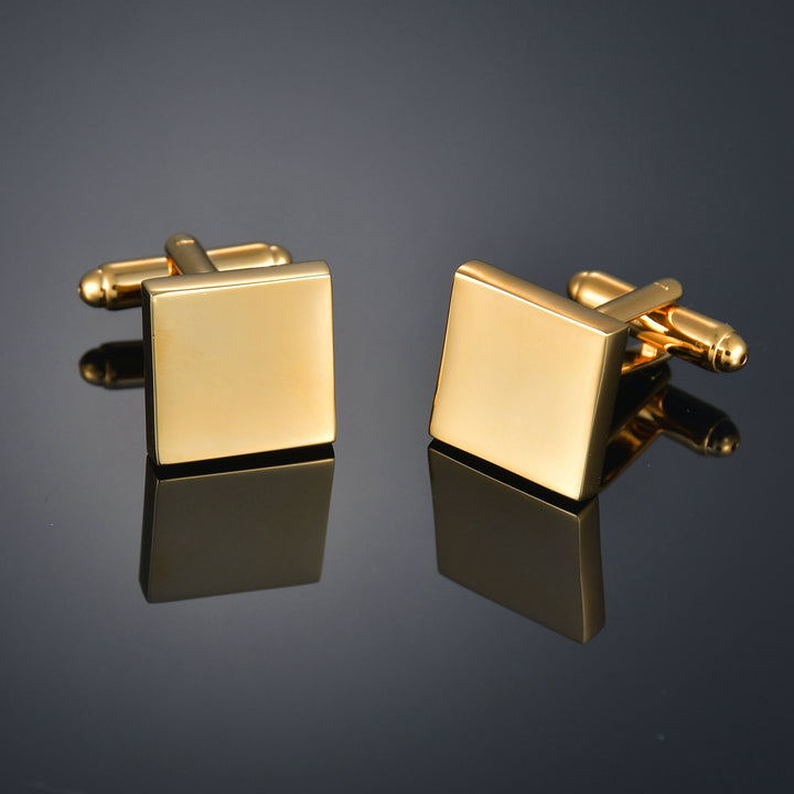 Gold Color Cufflinks LettersMaple leavesName Cuff Links for mens French