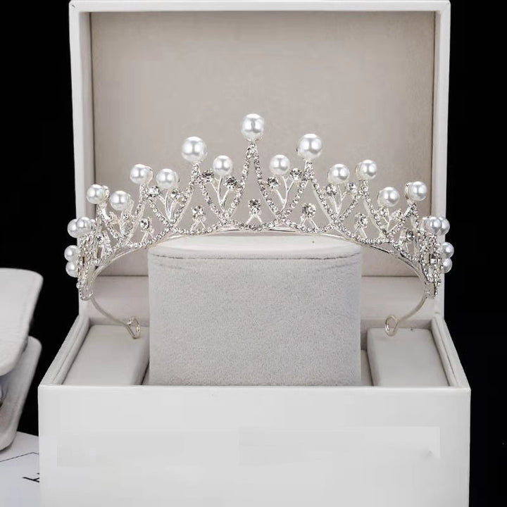 Fashion Pearl Bridal Tiara Crown Wedding Jewelry