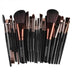 Radiant Beauty Mastery: 22 Piece Cosmetic Makeup Brush Set - Crafted with High-Quality Synthetic Fibers