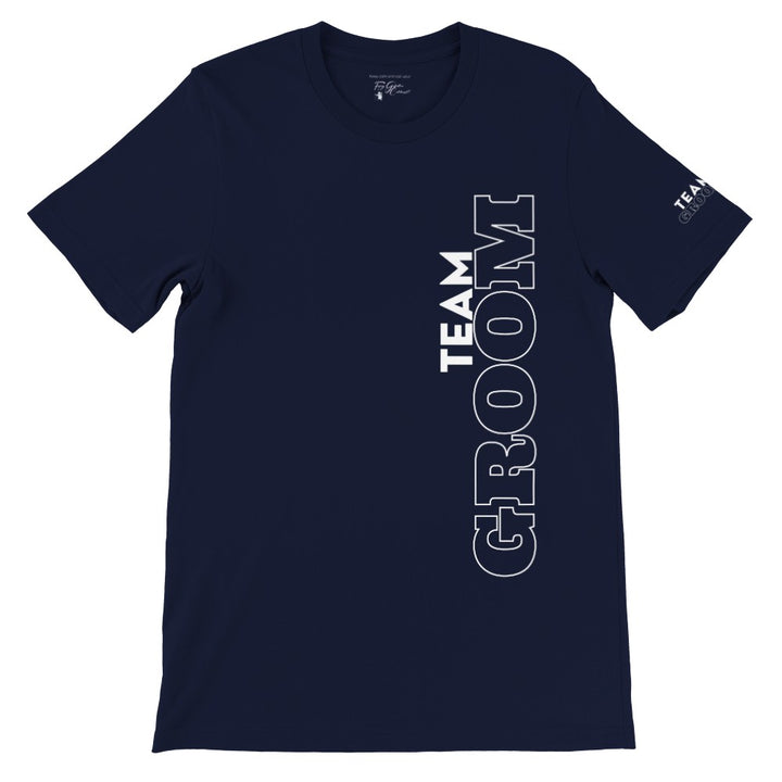 Team Groom, by Fairy Godmother Celebrant, Premium Unisex Crewneck T-shirt