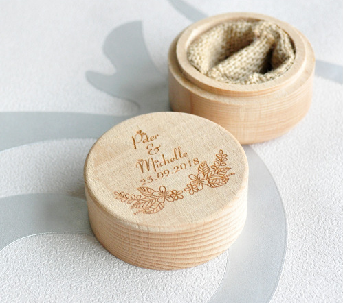 Cool Personalized Wedding Ring Box