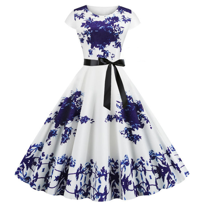 Hepburn style retro dress