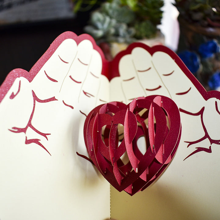 3D greeting card wedding anniversary card