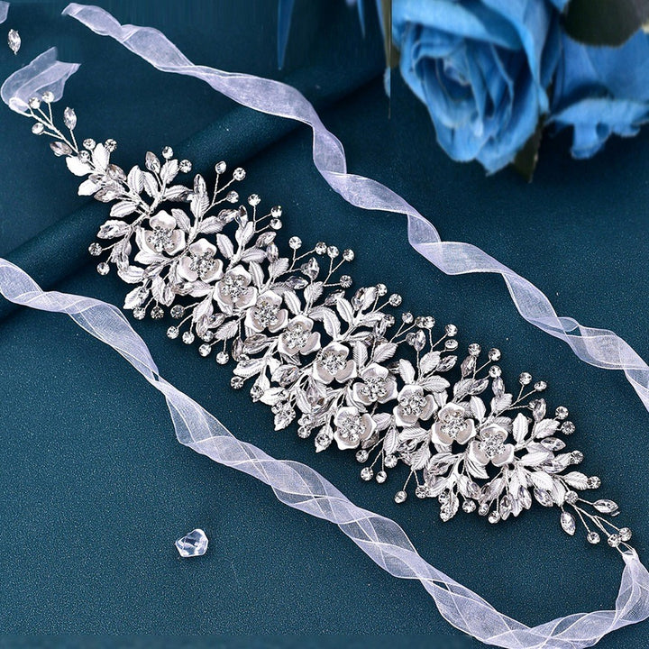 Waistband Bridal Wedding Dress Rhinestone Belt