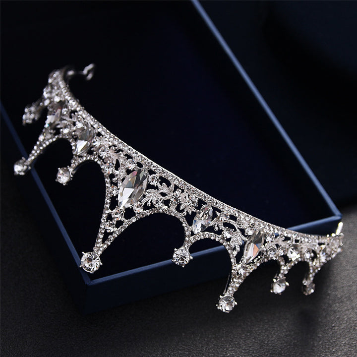 Korean Princess Bride Wedding Wedding Tiara jewelry hair accessories QUEEN CROWN diamond crown