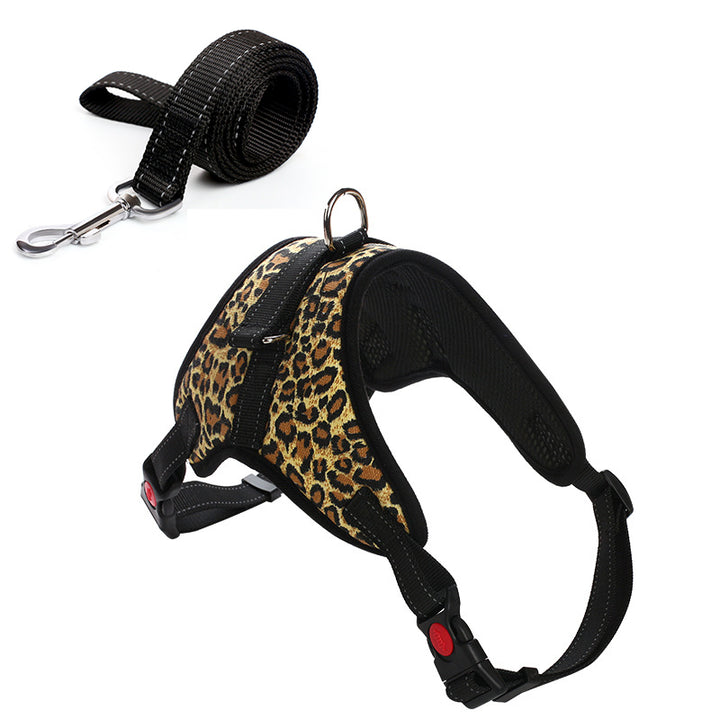 Camouflage harness and dog leash