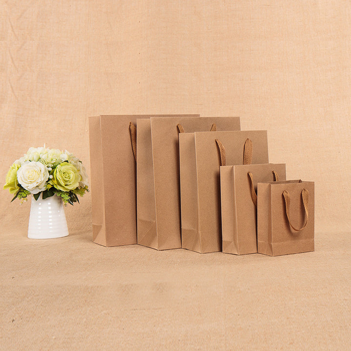 Kraft paper bag Tote bag Custom clothing store bags