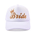 Wedding Letter BRIDE TEAM Net Hat