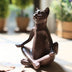 Cat Yoga Statues