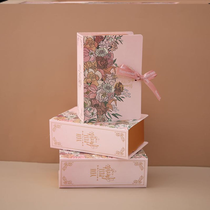 Bronzing New Book Wedding Candy Wedding Gift Box