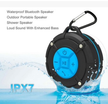 Unleash the Sounds: IPX7 Bluetooth Speaker - Portable, Powerful, and Clip-Ready!