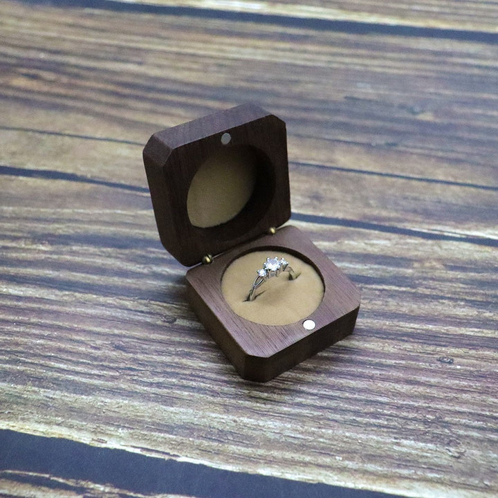 Solid Wood Ring Box Wedding Proposal Wedding Ceremony