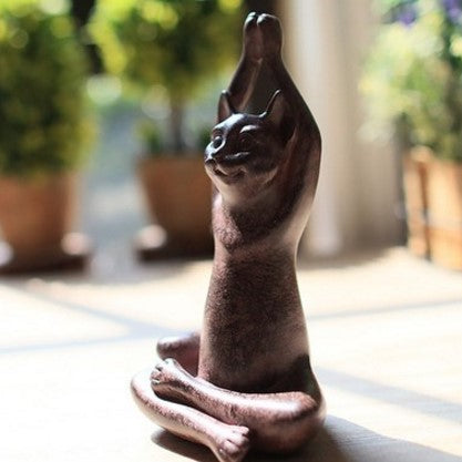 Cat Yoga Statues