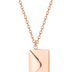 Envelope Pendent Necklace