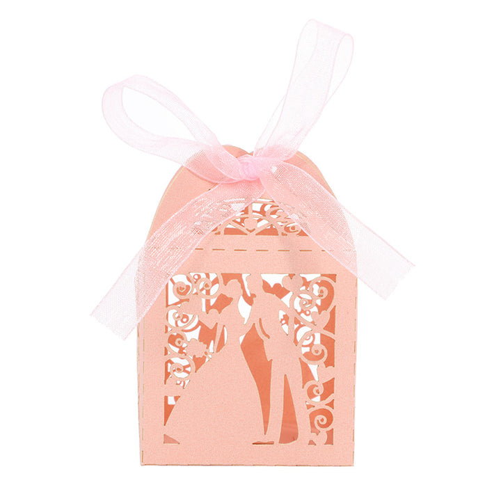 Creative Laser Hollow Wedding Candy Box Wedding Candy With Souvenir