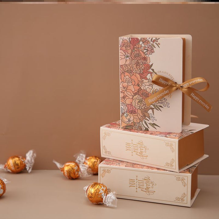 Bronzing New Book Wedding Candy Wedding Gift Box