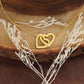 "Interlocking Hearts Necklace: The Perfect Symbol of Your Endless Love"