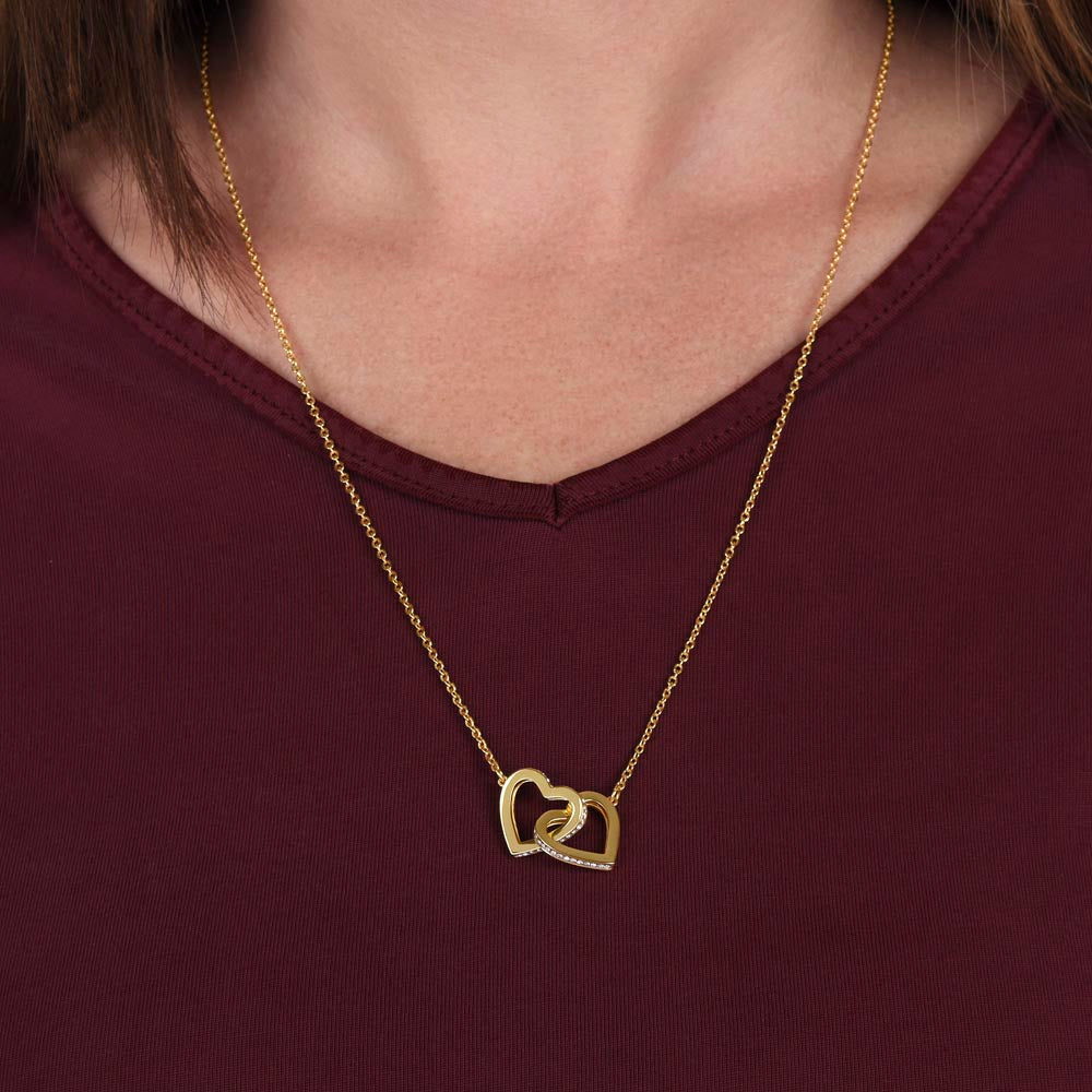 "Interlocking Hearts Necklace: The Perfect Symbol of Your Endless Love"