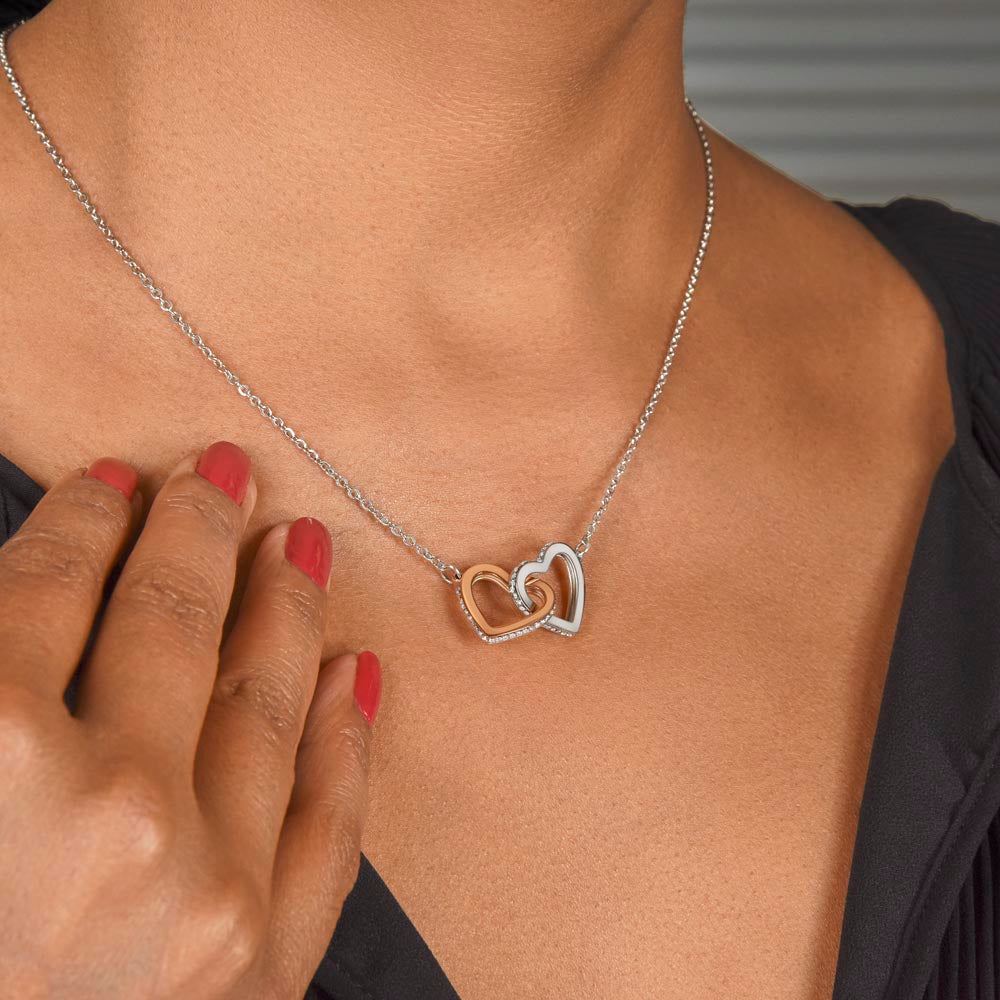 "Interlocking Hearts Necklace: The Perfect Symbol of Your Endless Love"