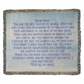 "Love You, Mum" Woven Heirloom Blanket – A Gift from the Heart ❤️