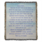 "Love You, Mum" Woven Heirloom Blanket – A Gift from the Heart ❤️