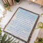 "Love You, Mum" Woven Heirloom Blanket – A Gift from the Heart ❤️