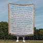 "Love You, Mum" Woven Heirloom Blanket – A Gift from the Heart ❤️