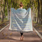 "Love You, Mum" Woven Heirloom Blanket – A Gift from the Heart ❤️