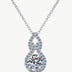 1 Carat Moissanite Pendant Necklace