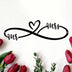 Wireless Love Personality Wrought Iron Home Bedroom Living Room Kitchen Layout Wedding Decorations